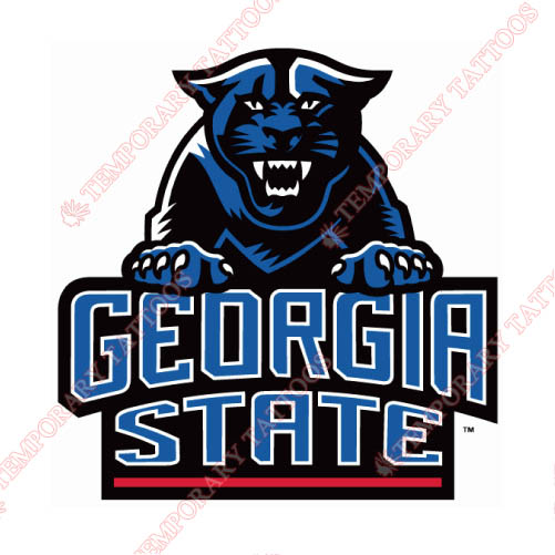 Georgia State Panthers Customize Temporary Tattoos Stickers NO.4491